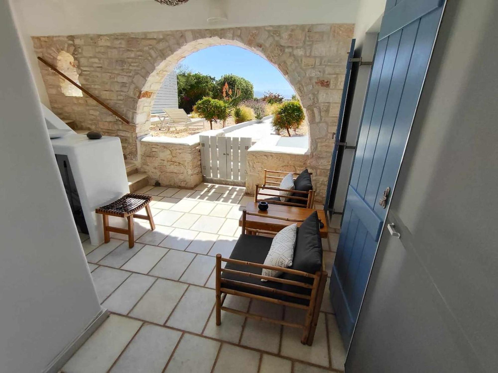 Island Magic - Seaview Villa With Jacuzzi Pool Ambelas Extérieur photo