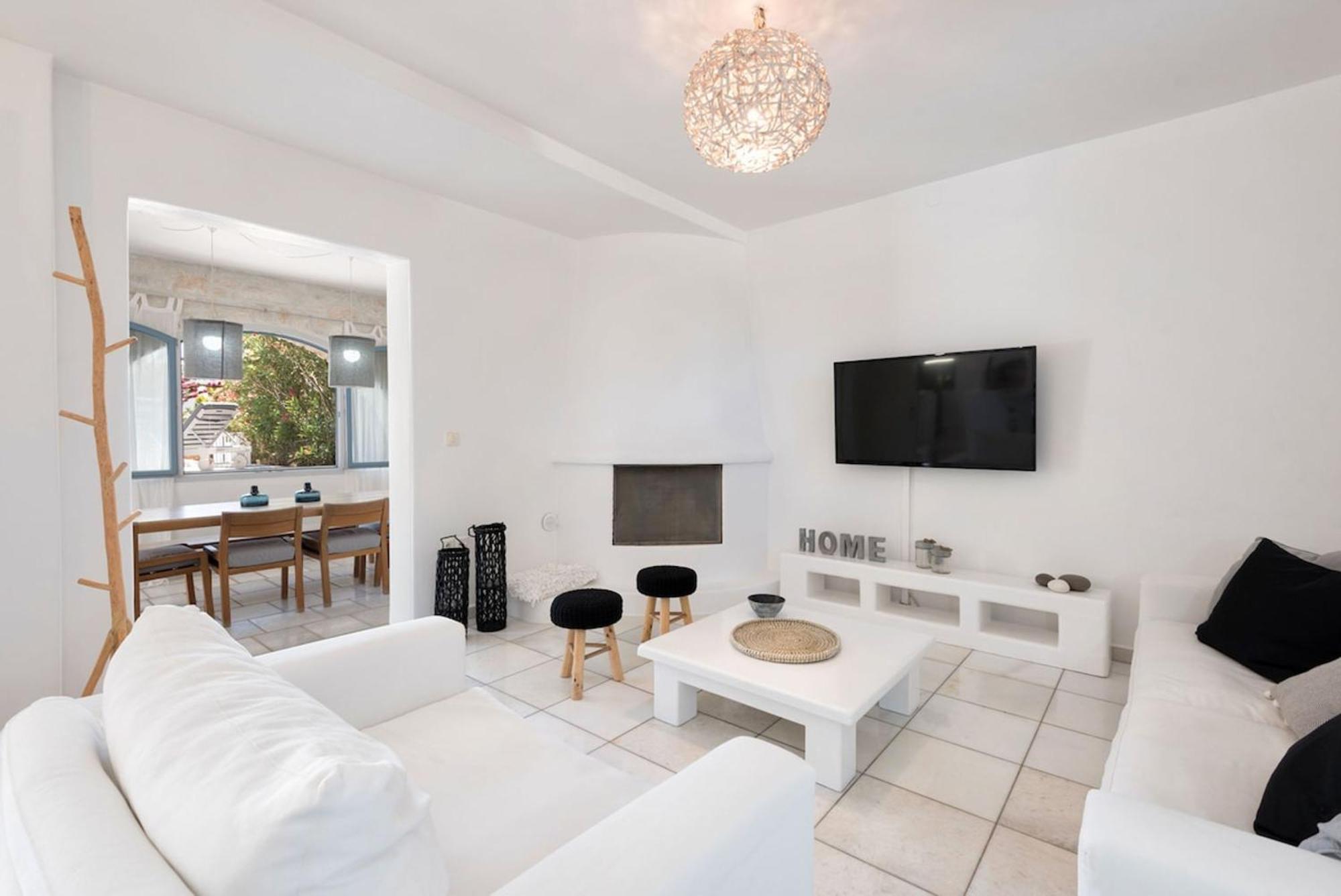 Island Magic - Seaview Villa With Jacuzzi Pool Ambelas Extérieur photo