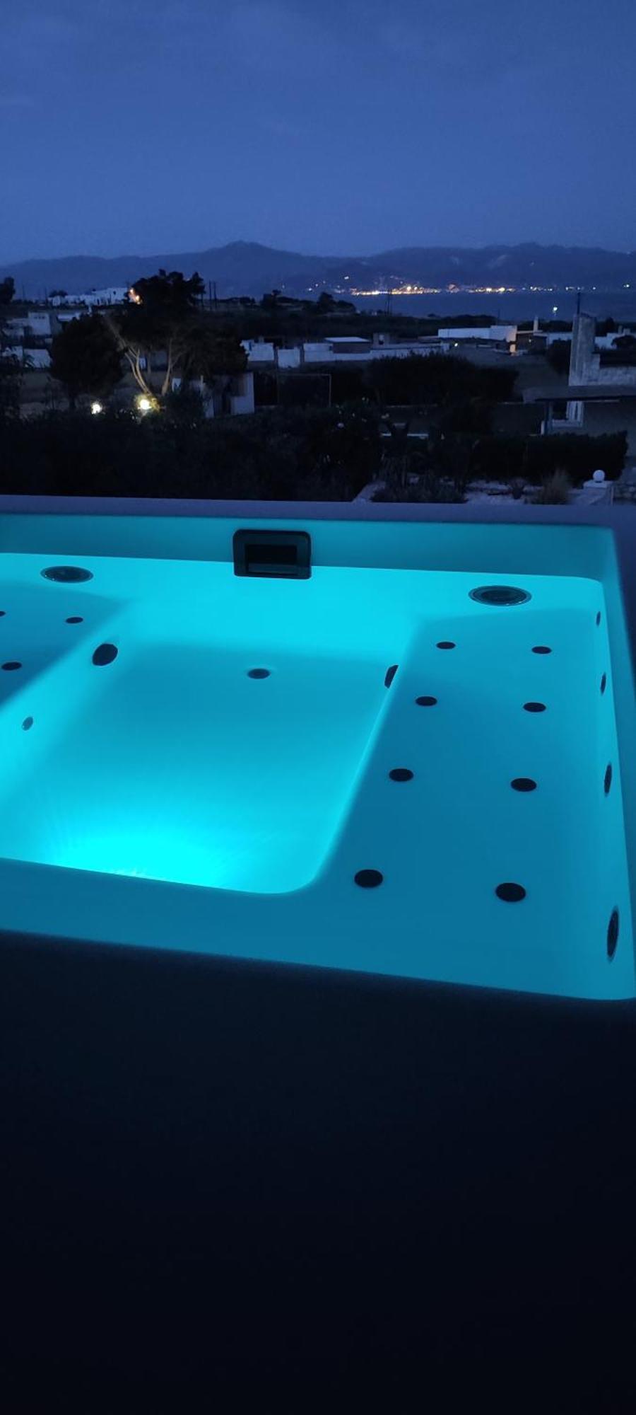 Island Magic - Seaview Villa With Jacuzzi Pool Ambelas Extérieur photo